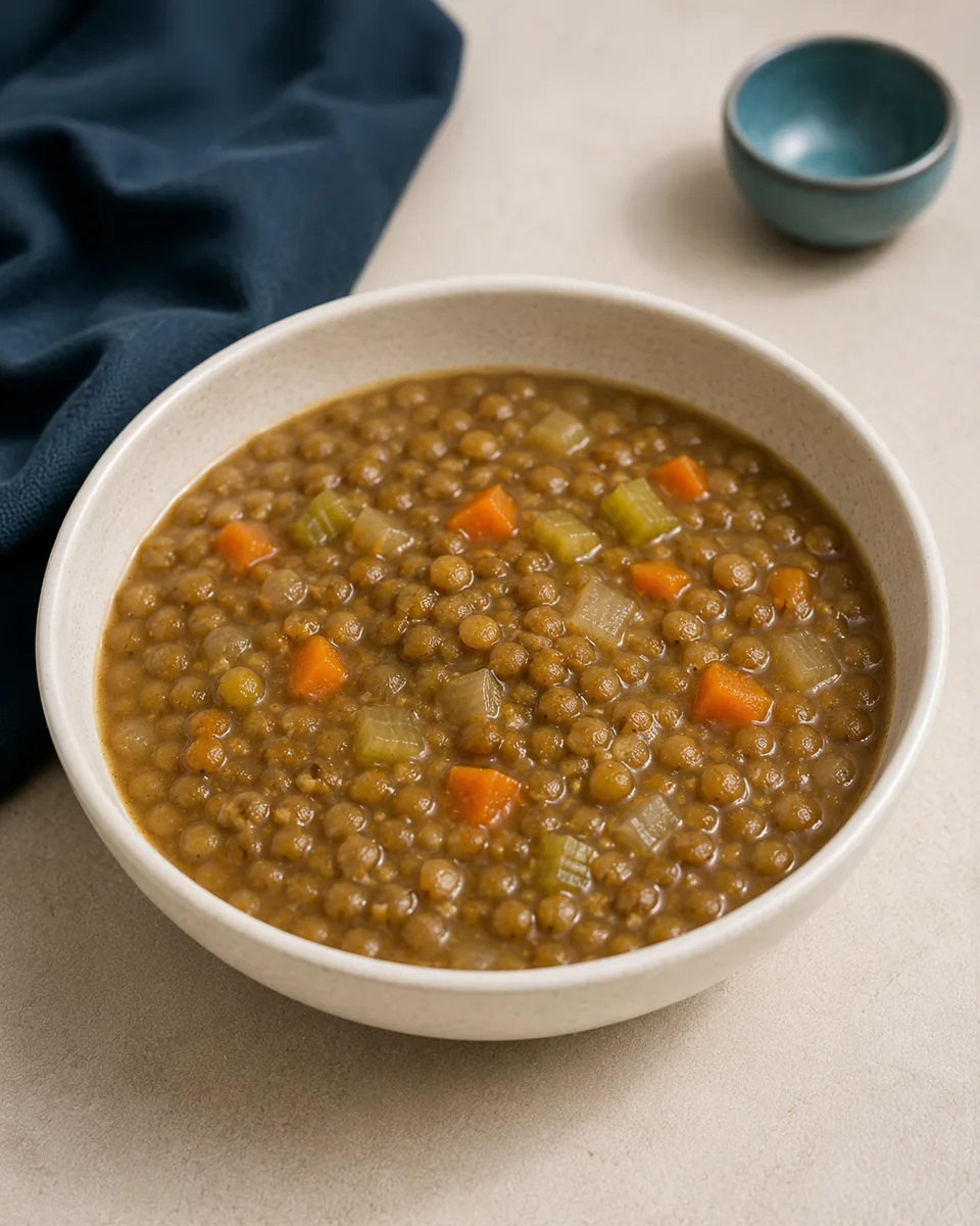 Sopa de lentilhas